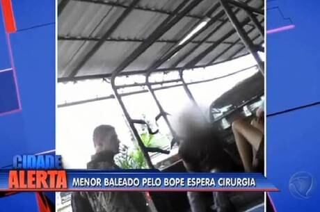 Adolescente foi socorrido por PMs do Bope em hospital de Realengo