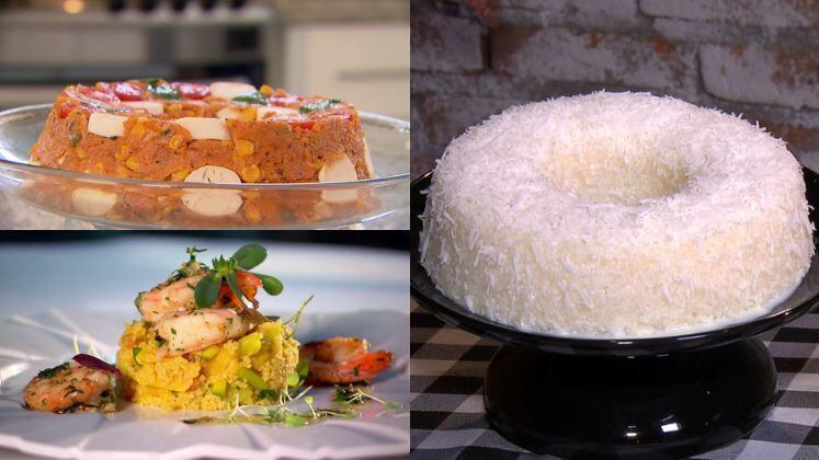 Queridinho dos brasileiros e muito nutritivo, o cuscuz ajuda a dar aquela turbinada no cardápio! E vale lembrar que esse prato que cai tão bem no dia a dia, também pode ser a estrela daquela comemoração especial. Com diversas versões e modos de preparo, é impossível encontrar um paladar que não se agrade com o ingrediente. O quadro Mitos e Verdades do Domingo Espetacular te ensina receitas fáceis e deliciosas para surpreender a família. Confira!