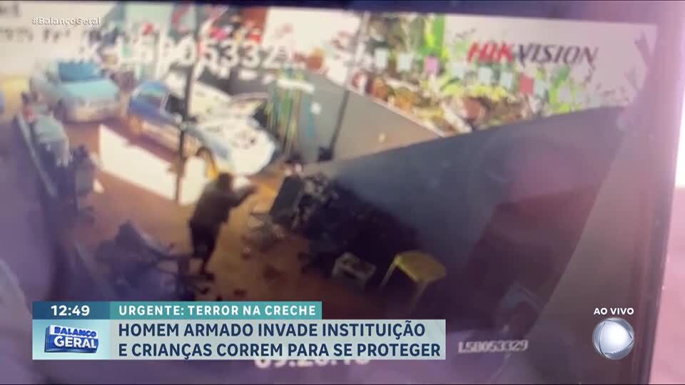 Homem armado invade creche e aponta arma na cabeça de crianças em Brasília (DF)