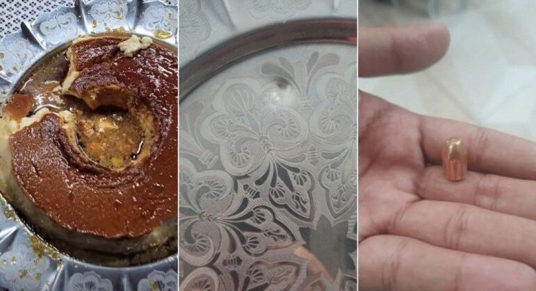 Pudim foi atingido por bala perdida durante ceia em Itaboraí