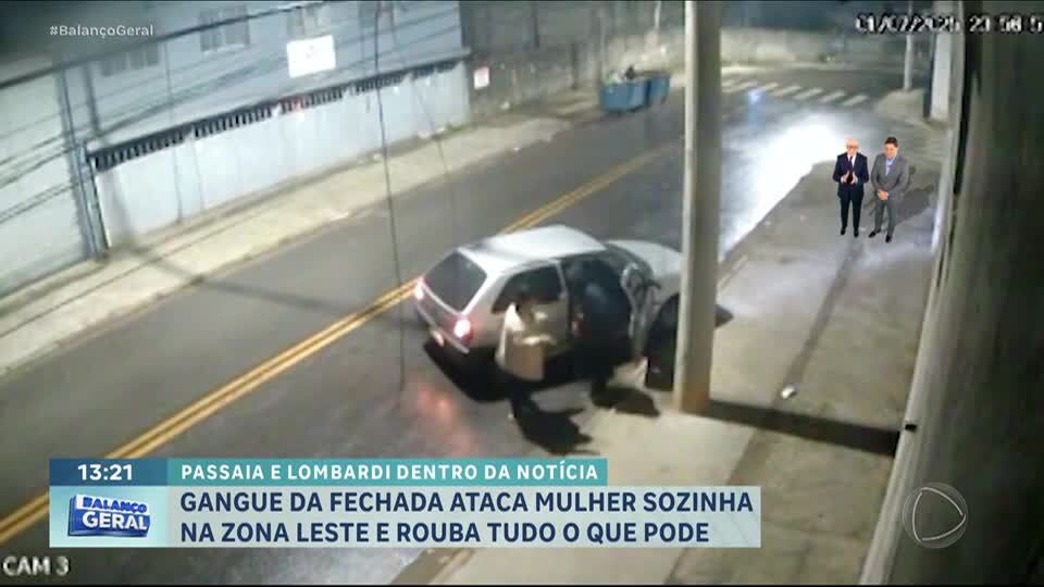 Dentro da Notícia: Gangue da fechada ataca mulher sozinha na zona leste de São Paulo