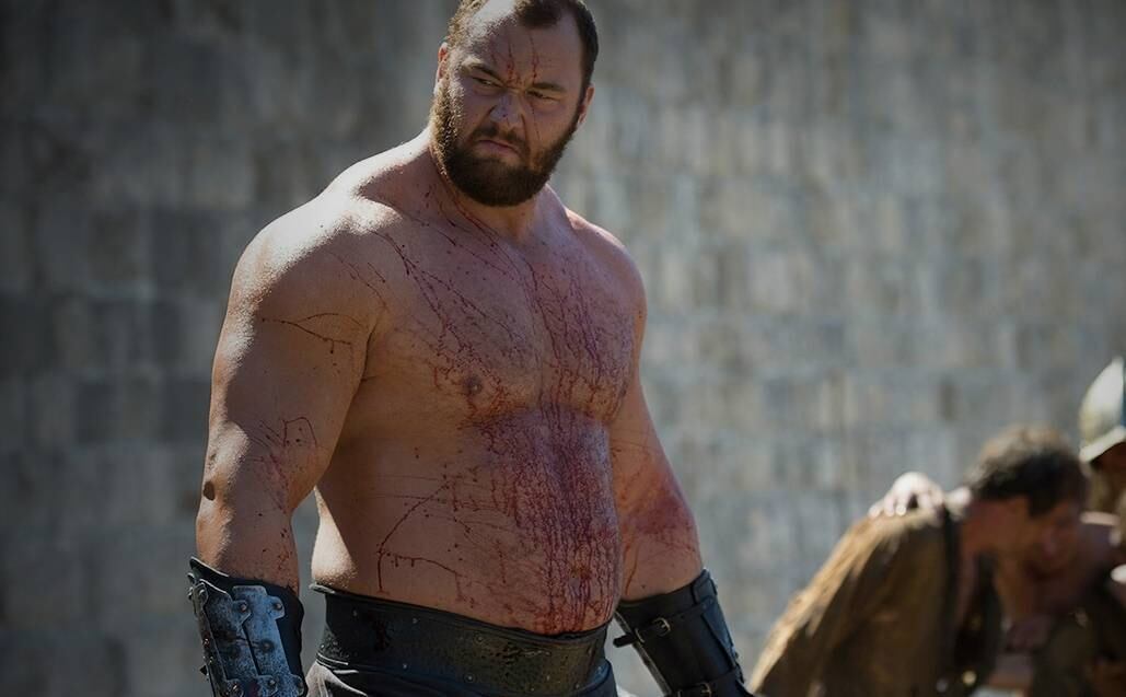 Então, já viu este grandalhão em Game
of Thrones?