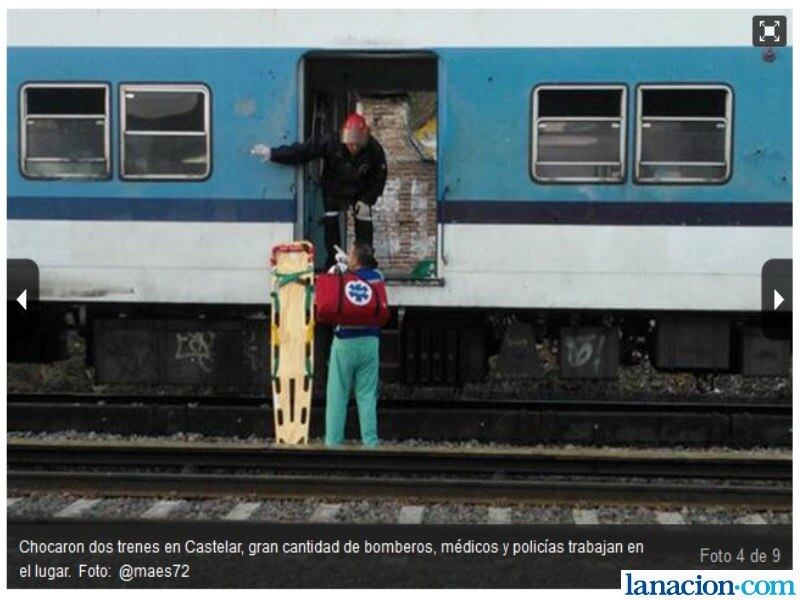 Dois trens se chocam em Buenos Aires e deixam mortos