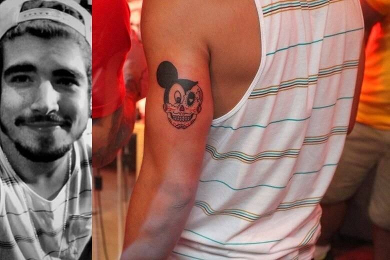 No Rock
in Rio, Caio Castro fez a tatuagem do "Mickey caveira"
com um dos tatuadores mais famosos do mundo, Ami James, mas isso não impediu as críticas
ao ator. Mesmo após o profissional ter se negado diversas vezes a fazer o
desenho, acabou cedendo com tamanha insistência 
