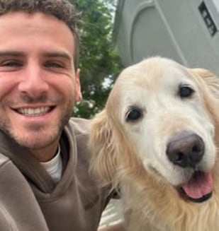 Iniciativa é organizada por Fausto Duperré, tutor do golden retriever chamado Oli