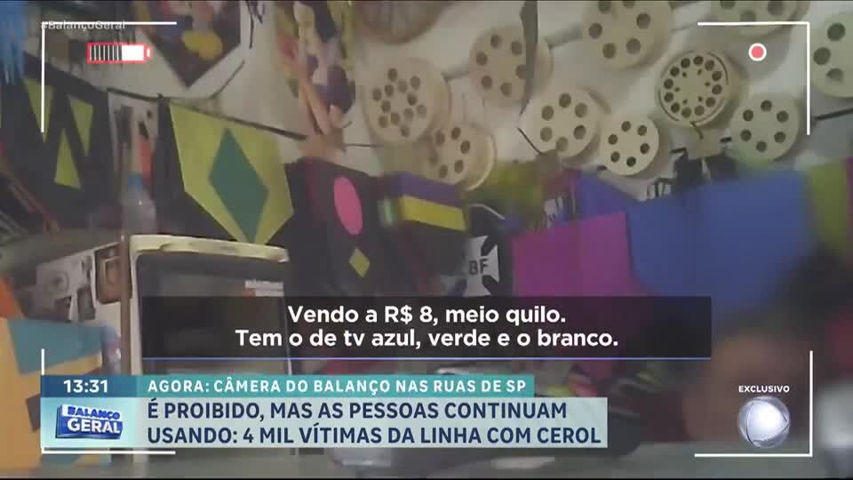 Câmera do Balanço flagra venda de cerol em comércios de São Paulo