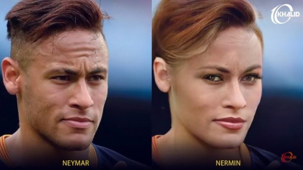 Versão feminina: Neymar (Reprodução)