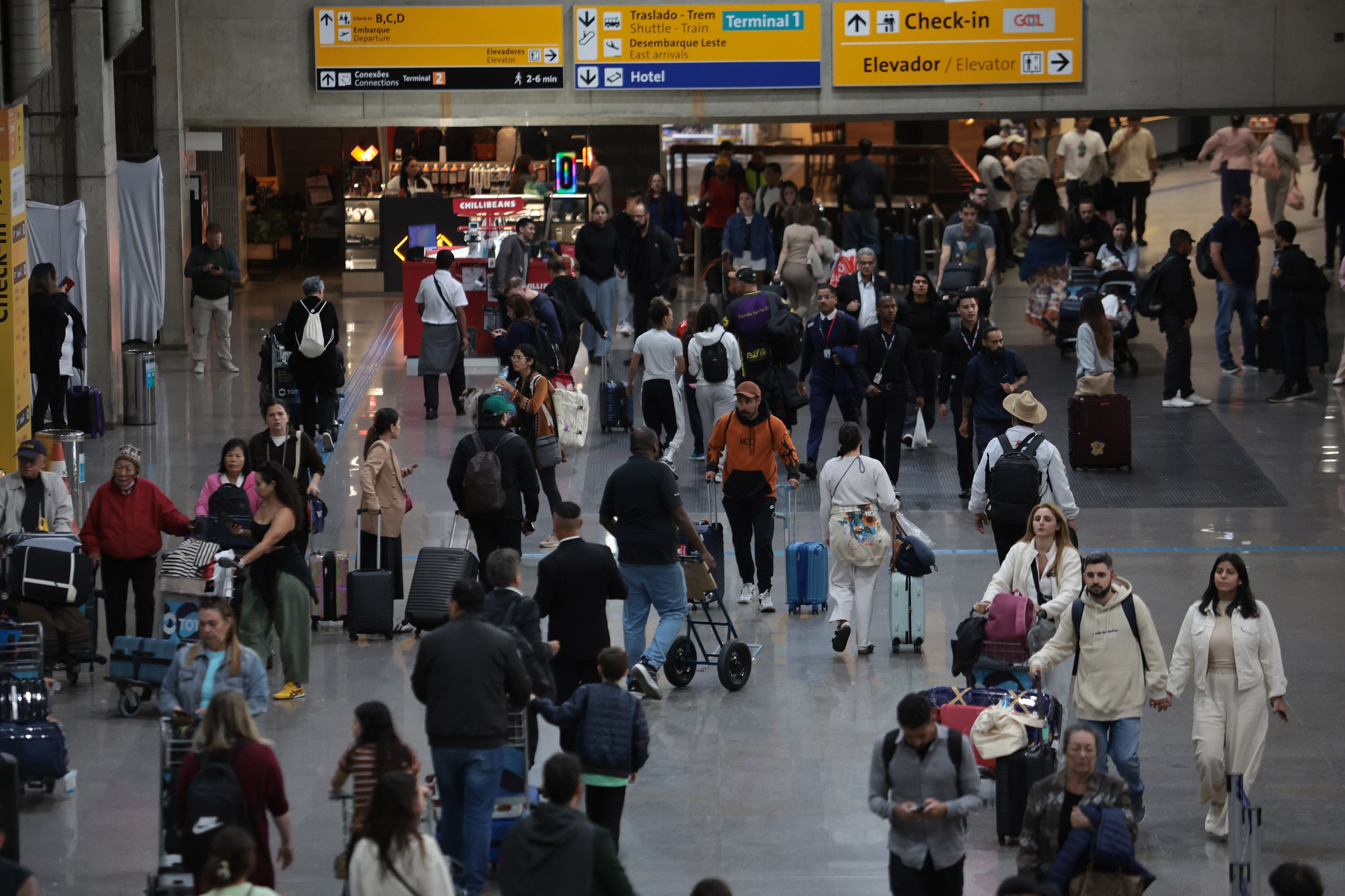 São Paulo (SP), 21/10/2025 - Movimento no Aeroporto de Guarulhos. Foto: Paulo Pinto/Agência Brasil