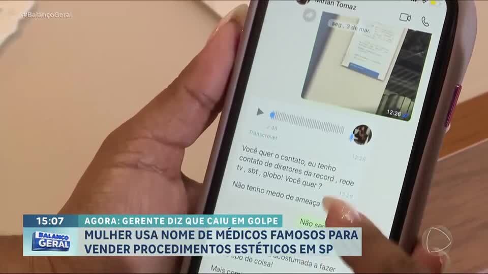 Mulher usa nomes de médicos famosos para vender procedimentos estéticos em São Paulo