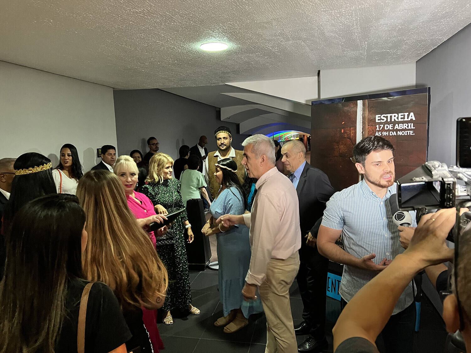 O primeiro episódio da nova temporada de Reis, foi exibida no Cine Roxy, o cinema mais antigo da cidade de Santos