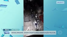 Novas imagens mostram morte de jovem após perseguição policial em SP