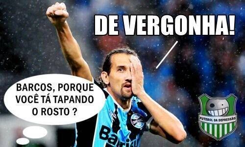 A eliminação do Grêmio na Libertadores para o San Lorenzo, da Argentina, rendeu muitas piadas na web. O pirata Barcos foi o alvo favorito dos fanfarrões da internet...