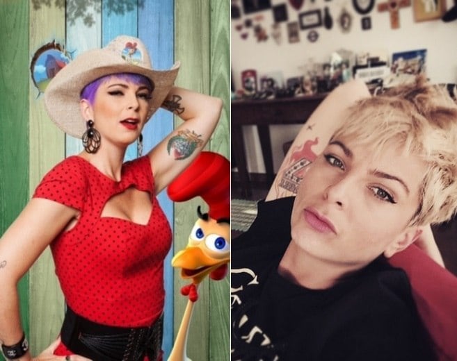 Bruna Tang também é uma camaleoa e cada hora está com um visual diferente. Do lado de fora da sétima edição do reality show A Fazenda, ela segue investindo na sua carreira artística como produtora e cantora, sendo que cria suas próprias performances