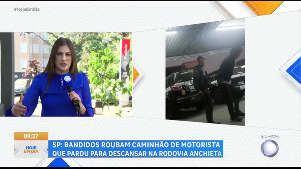 Suspeito é preso após roubo de caminhão e perseguição policial em Guarulhos (SP)