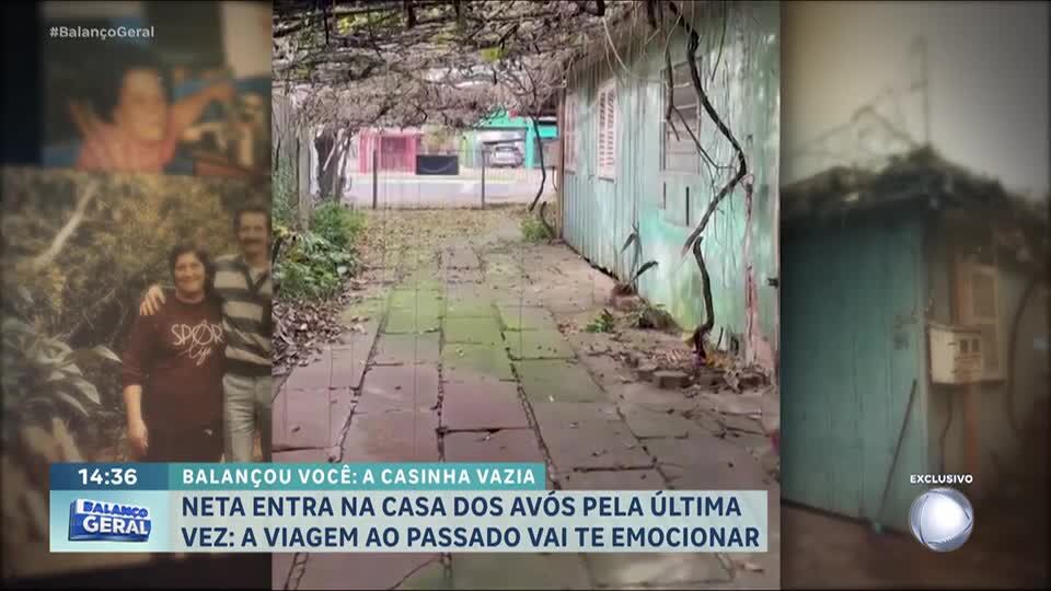 Balançou Você: Mulher entra na casa dos avós pela última vez e faz surpresa para a família