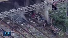 Circulação em linha de trem de SP é interrompida devido a protestos na Comunidade do Moinho