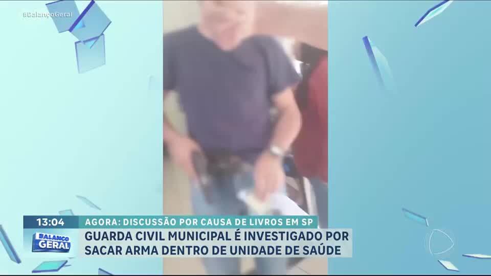 GCM saca arma dentro de unidade de saúde após discutir com morador em situação de rua