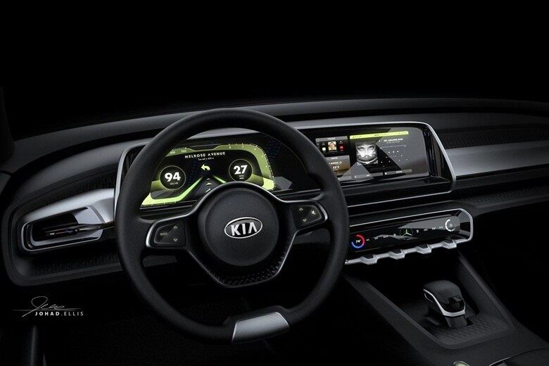 Além disso, existe duas telas, uma para o velocímetro e
outras para as informações de entretenimento