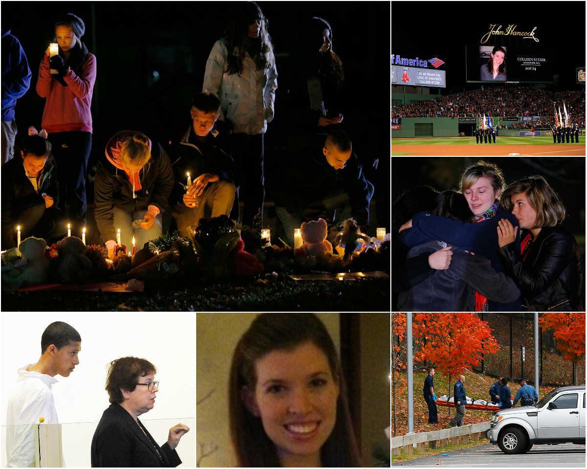 O estudante americano Philip Chism, de 14 anos,
confessou ter assassinado a professora de matemática Colleen Ritzer, de 24 anos.
Segundo divulgou a polícia de Massachusetts nesta quinta-feira (24), o
adolescente seguiu a professora pelos corredores da escola e, dentro do
banheiro, cortou sua garganta com um estilete