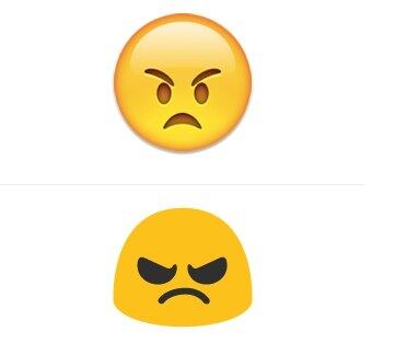 Essa cara não dá para confundir, a pessoa está de mau humor mesmo!