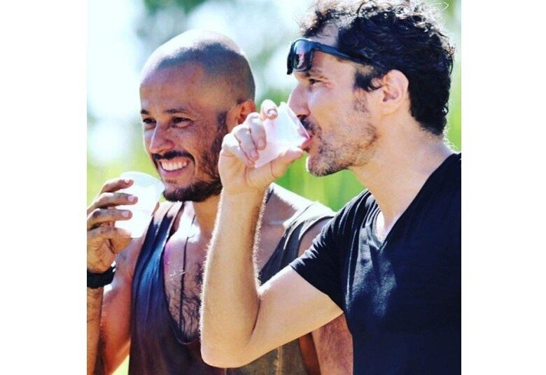 Ao contrário do que acontece na ficção, Roger Gobeth e Nicola Siri são amigos na vida real