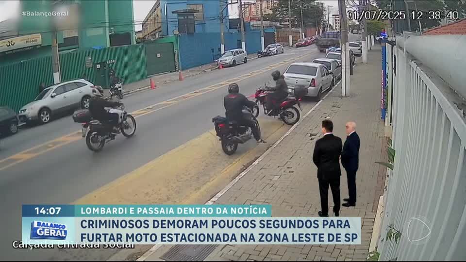 Dentro da Notícia: Trabalhador tem moto roubada enquanto esperava para prestar serviço