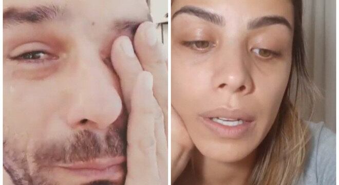 Diego Grossi chora e Fran se diz arrependida de ter apagado fotos do casal