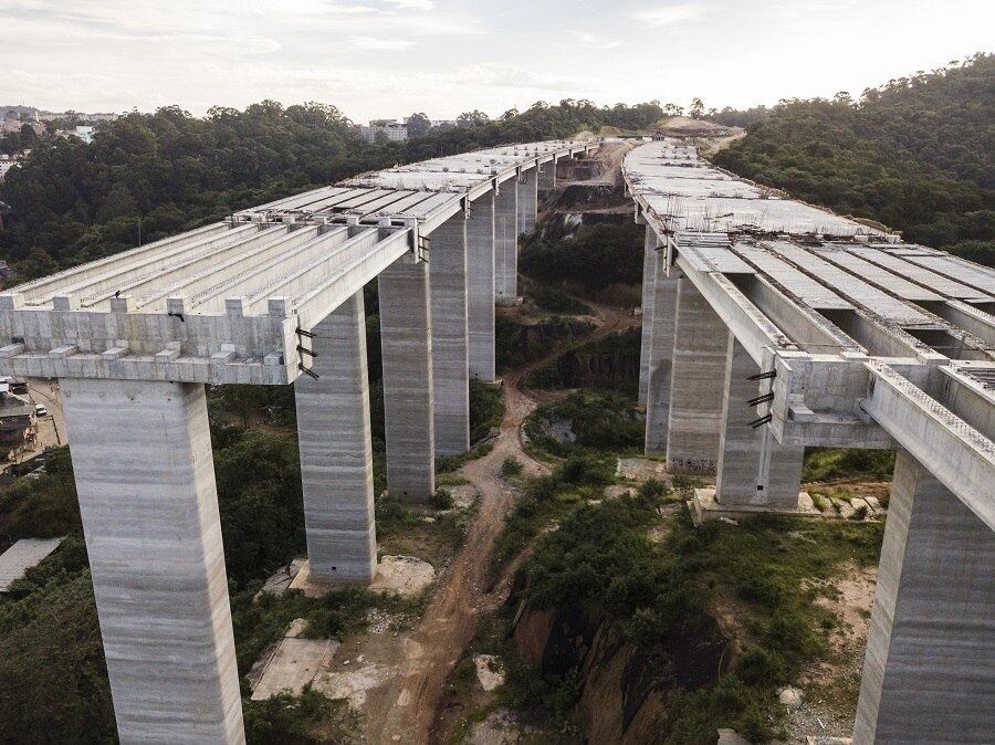 Obras estavam paralisadas desde 2018