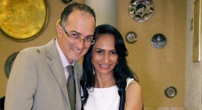 Soares e Shanasis fizeram permutas para realizar a festa de casamento