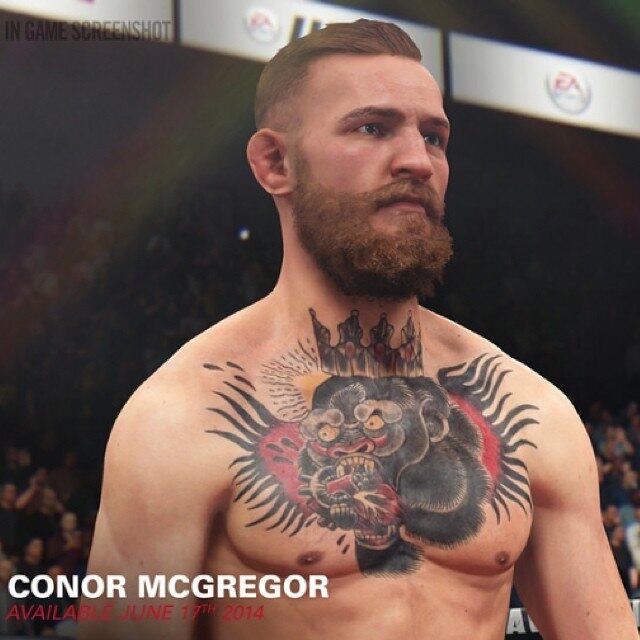 McGregor é um cara que se ama demais. Tanto é que o atleta fez questão de mostrar o seu personagem no game do UFC, produzido pela Eletronic Arts

Veja também: Novo game de futebol americano apresenta realismo e interatividade com fãs
