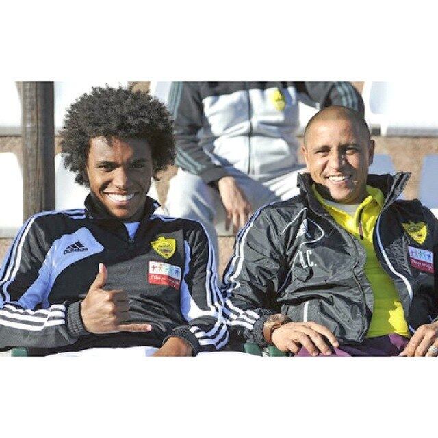 William trabalhou com RC3 no Anzhi e desejou tudo de melhor para o amigo