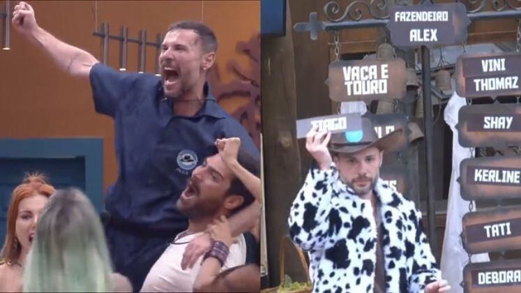 Alex foi o quarto peão a conquistar a coroa caipira! Após vencer a Prova do Fazendeiro, o mandachuva do cercado retornou à sede e foi recepcionado com muita comemoração pelo Grupo B. Deolane e Vini, entretanto, aparentaram não gostar da vitória do rival e Tiago ficou revoltado com a derrota