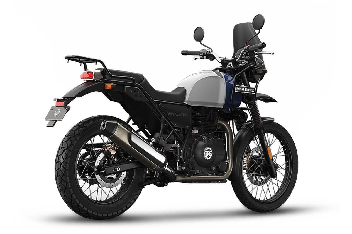 Suspensão dianteira independente e traseira monochoque compõem conjunto da Himalayan