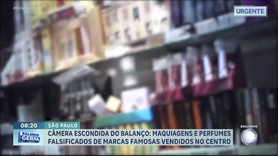Lojas vendem maquiagens e perfumes falsificados por R$ 10 na 25 de Março
