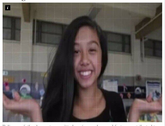 Izabel Laxamana tinha 13 anos, e pulou de ponte nesta sexta (5)