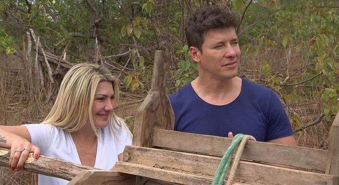 Antônia Fontenelle reviveu passado com Rodrigo Faro