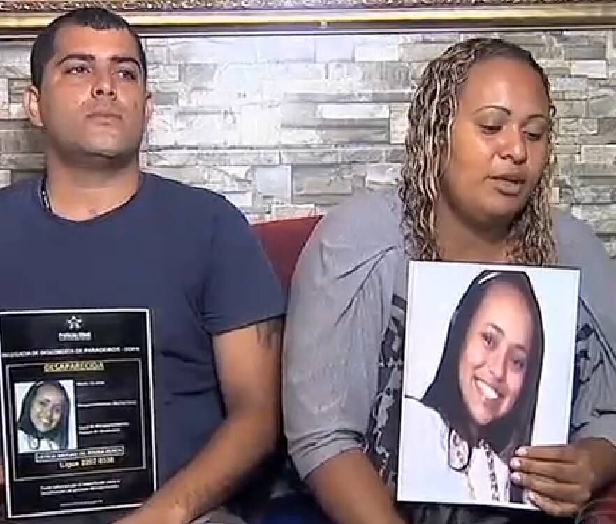 Família busca informações sobre Letícia, desaparecida há 15 dias