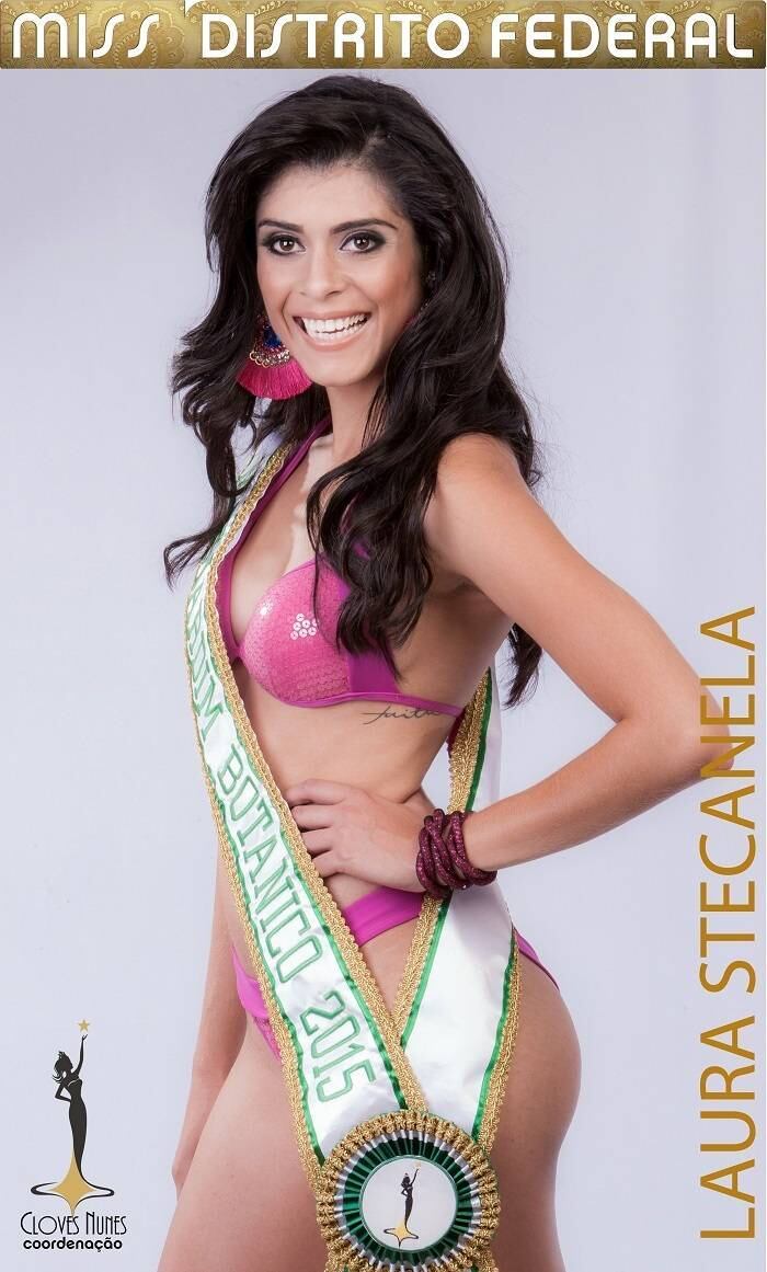 Esse sorriso tem tudo a ver com o local de onde a gata saiu: Jardim Botânico. Laura Stecanela vai arrasar no Miss DF 2015