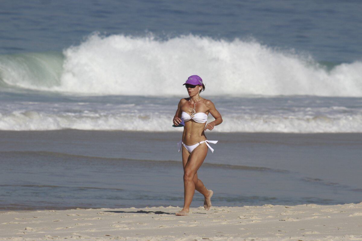 A atriz já está com
45 anos 