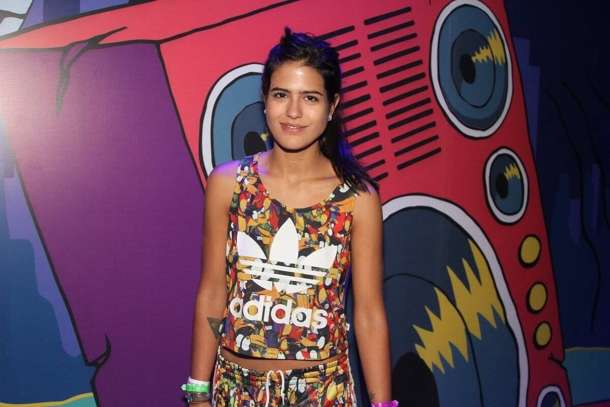 Antonia Morais com look Farm by Adidas