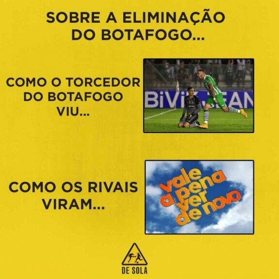 Os memes da eliminação do Botafogo para o Juventude (Reprodução)