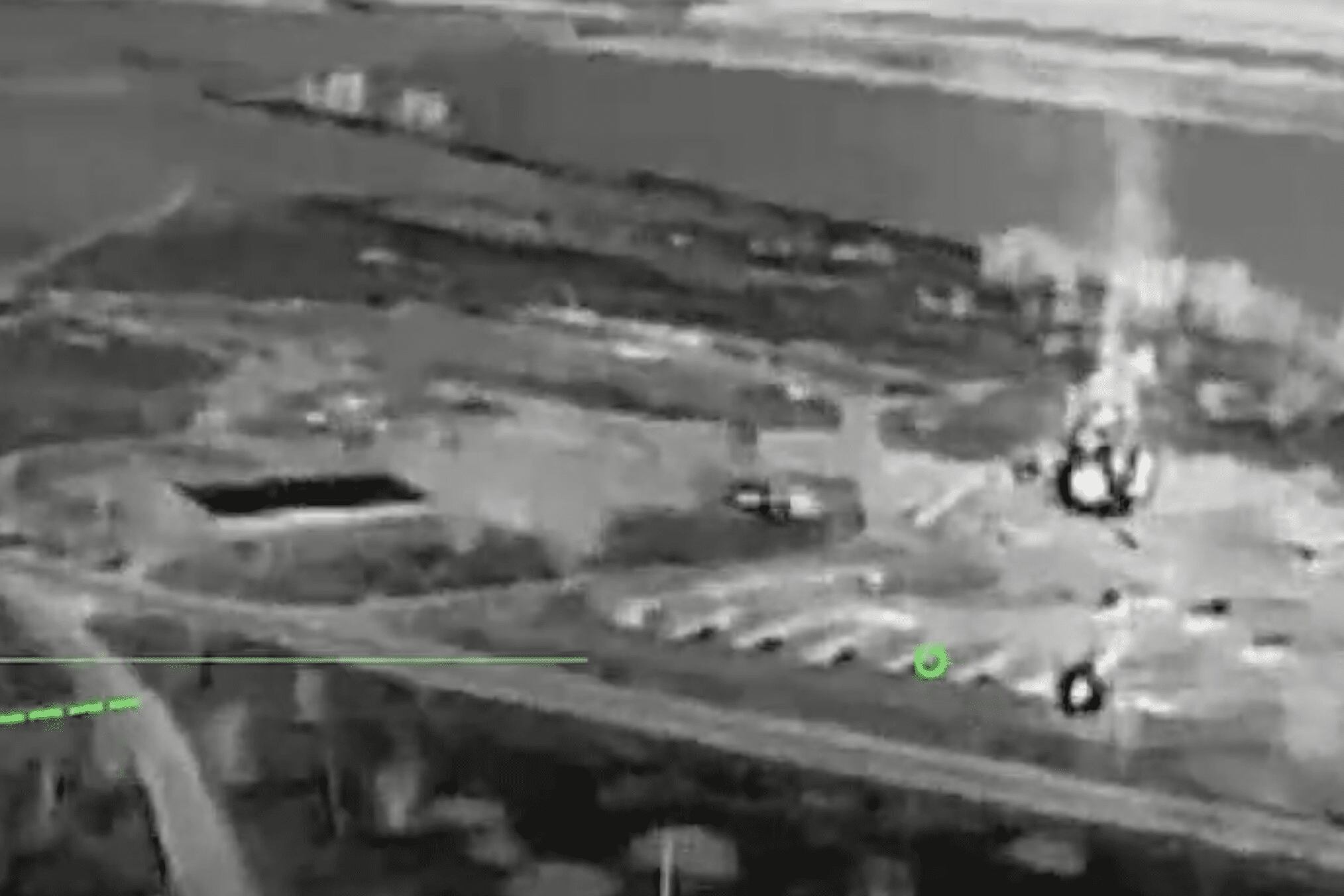 Depósito foi atingido por drones de ataque FP-2