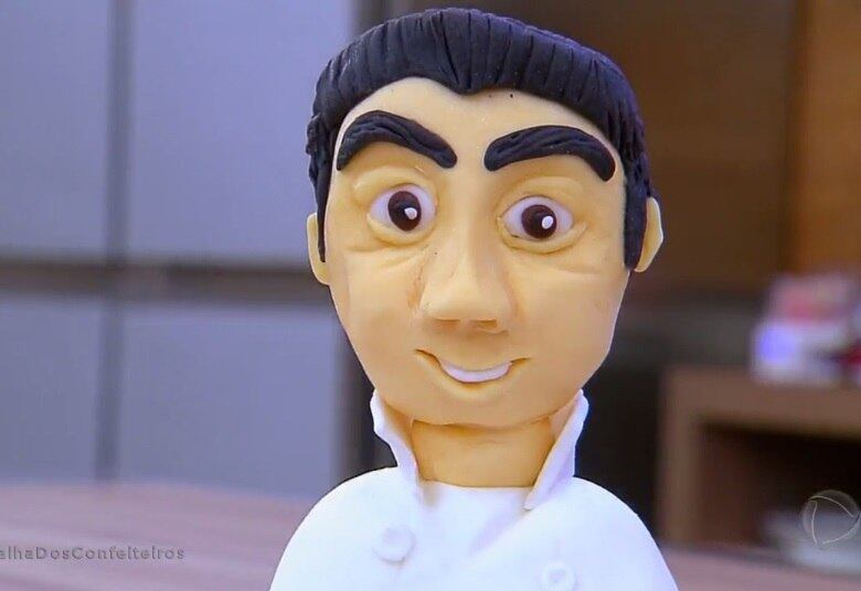 Cleverson optou por fazer um busto, o que chamou a atenção do apresentador e de Rick, que elogiaram bastante a proposta