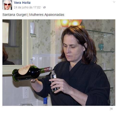 Quem não lembra de Santana Gurgel, a professora alcoolatra de Mulheres Apaixonadas?

Roberta Miranda desiste de colocar piercing: "Aquele lugar que os fãs sugeriram deve doer demais"
