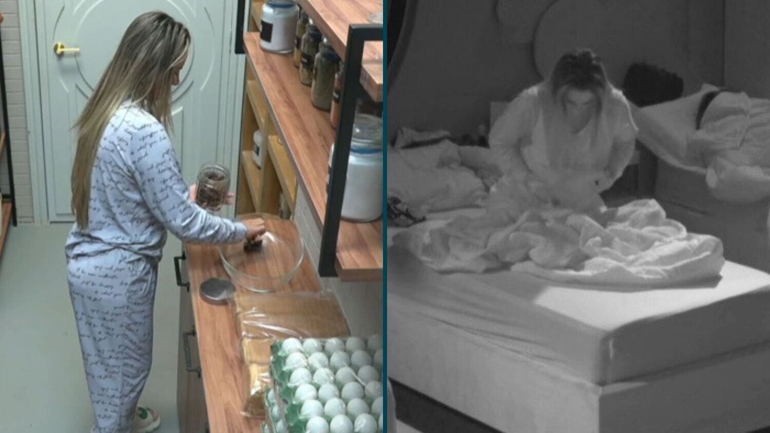 Na hora da merenda, os quitutes devem que ser divididos por igual! Acontece que Faby, percebendo que a despensa foi reabastecida de doces, atacou os chocolates durante a madrugada. A ex-Conquisteira levou alguns bombons para o quarto e os escondeu em seu lençol

