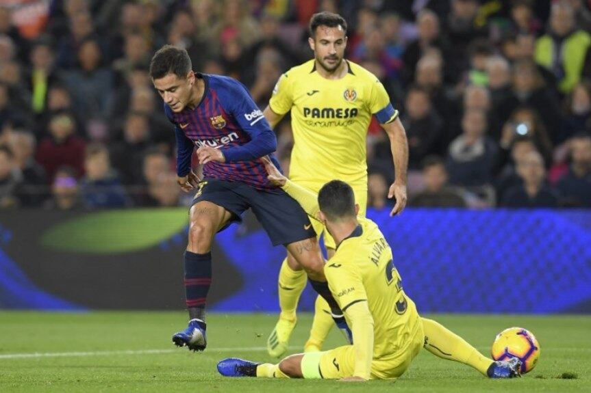 Philippe Coutinho participou de boa parte da vitória do Barcelona sobre o Villarreal por 2 a 0. O clube catalão voltou a ponta do Campeonato Espanhol