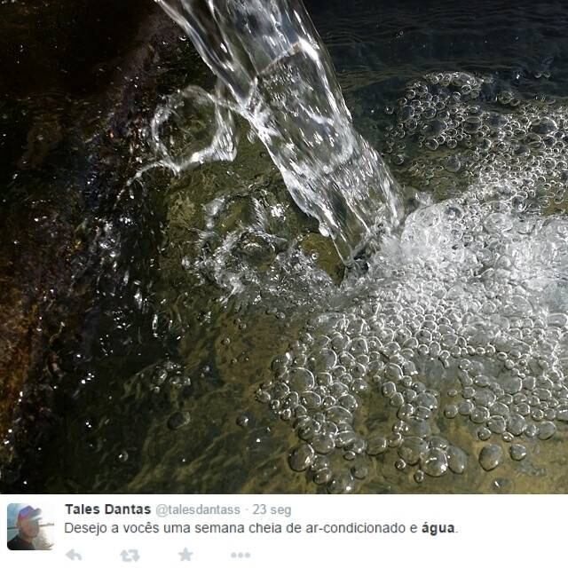 Agua, twitter