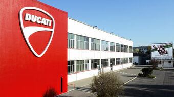 Fábrica em Borgo Panigale, sede mundial da Ducati, com produção interrompida
