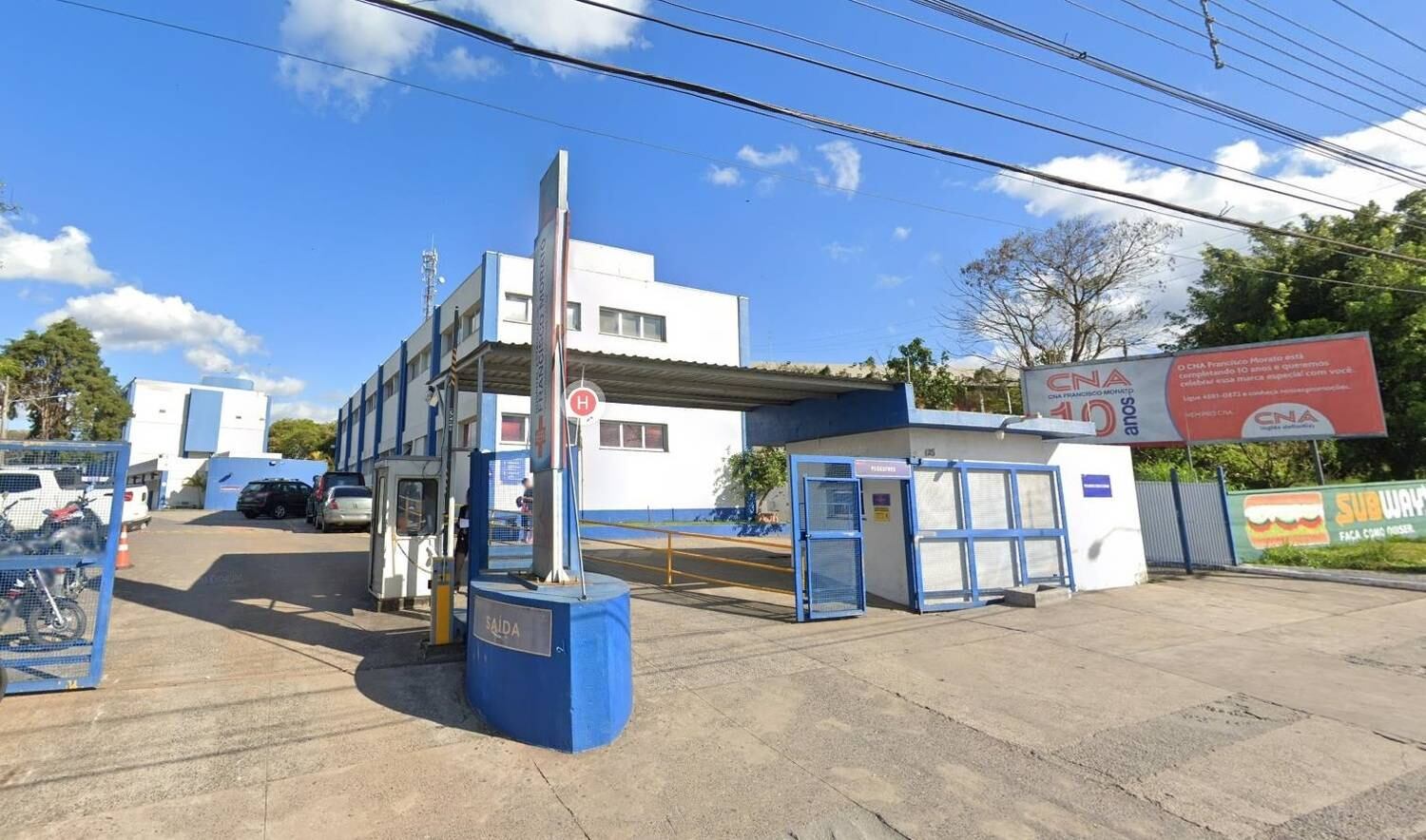 Hospital Estadual de Francisco Morato, onde criança foi internada
