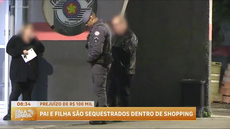 Pai e filha são sequestrados em shopping de Santo André, ABC paulista